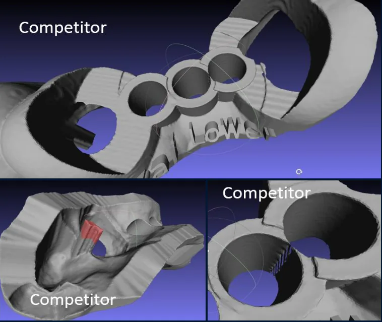 Undercut processing and model accuracy